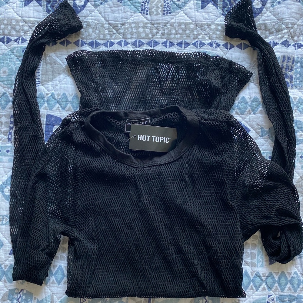 FISHNET LONG SLEEVED SHIRT